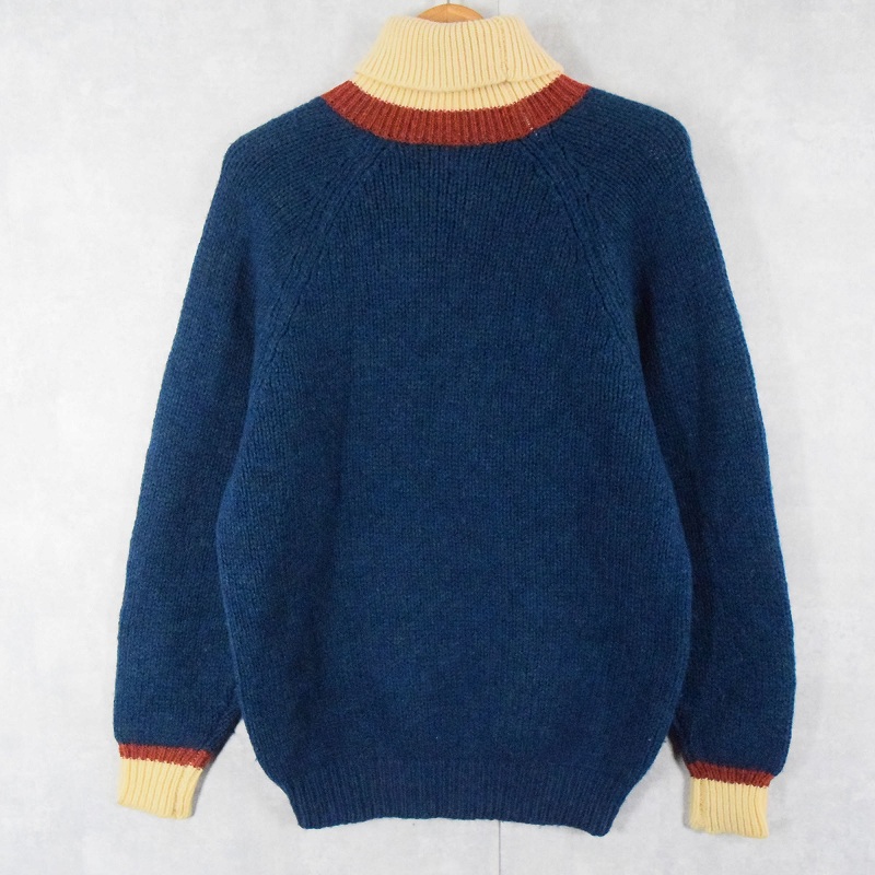 60〜70's Sears Premiere タートルネック ウールニットセーター SIZE40