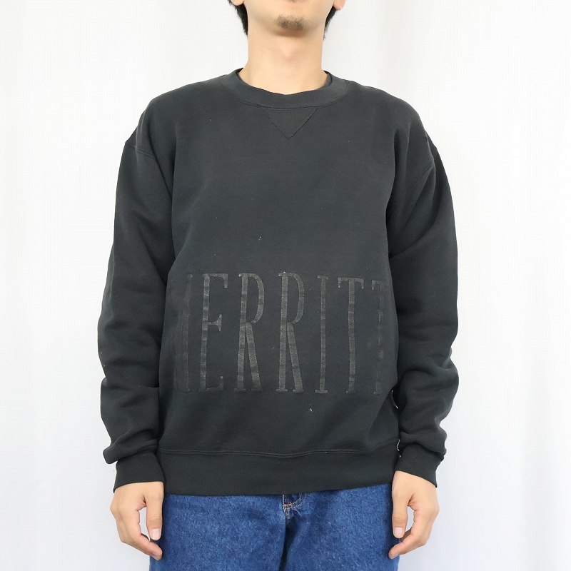 90s 90年代 ラッセルアスレチック アメリカ製 トレーナー 黒 ブラック│ヴィテージ古着屋Feeet 通販 名古屋 大須 メンズ