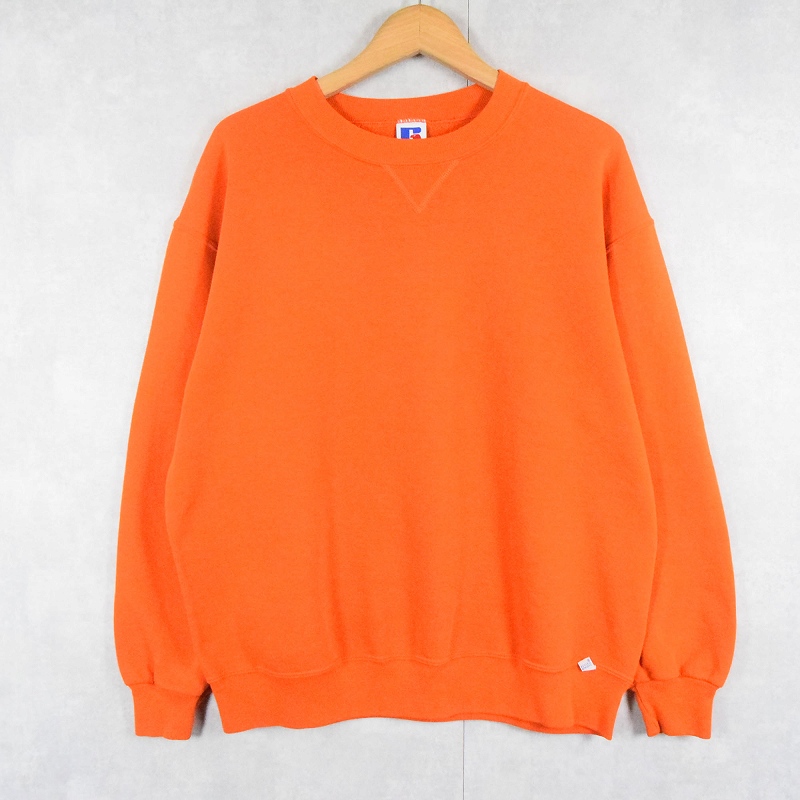 【数量限定】 90年代 90s ラッセルアスレチック アメリカ製 オレンジ トップス