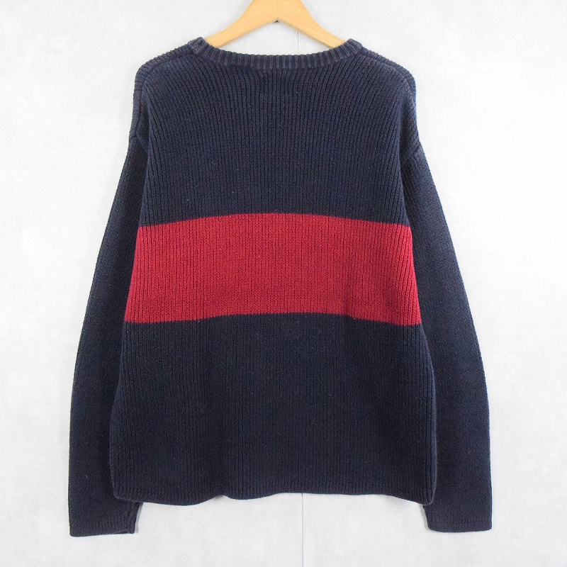 GAP ボーダー柄 コットンニットセーター L