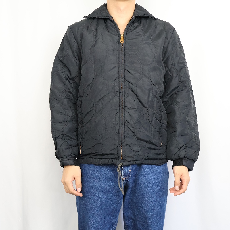 60's PENNEY'S 裏ボア 中綿入り キルティングジャケット BLACK