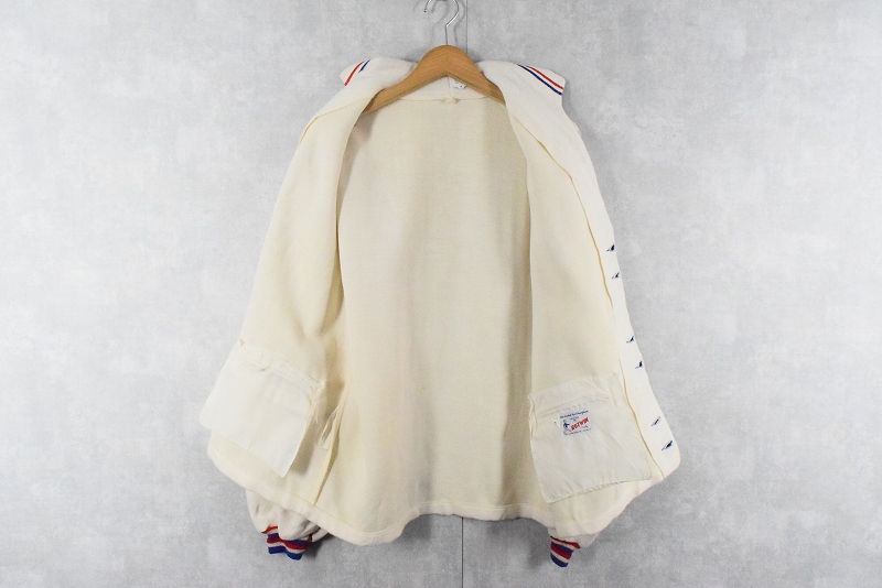 60年代 60s バトウィン アイボリー ウール | ビンテージ古着屋