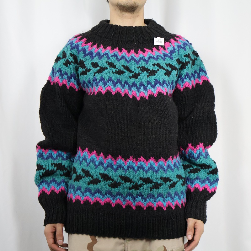 Vintage Ecuador Knit エクアドルニット ジャケット メンズ