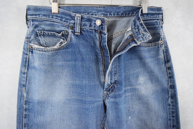 60's LEVI'S リーバイス 505 Big E デニム 刻印K セルヴィッジ V