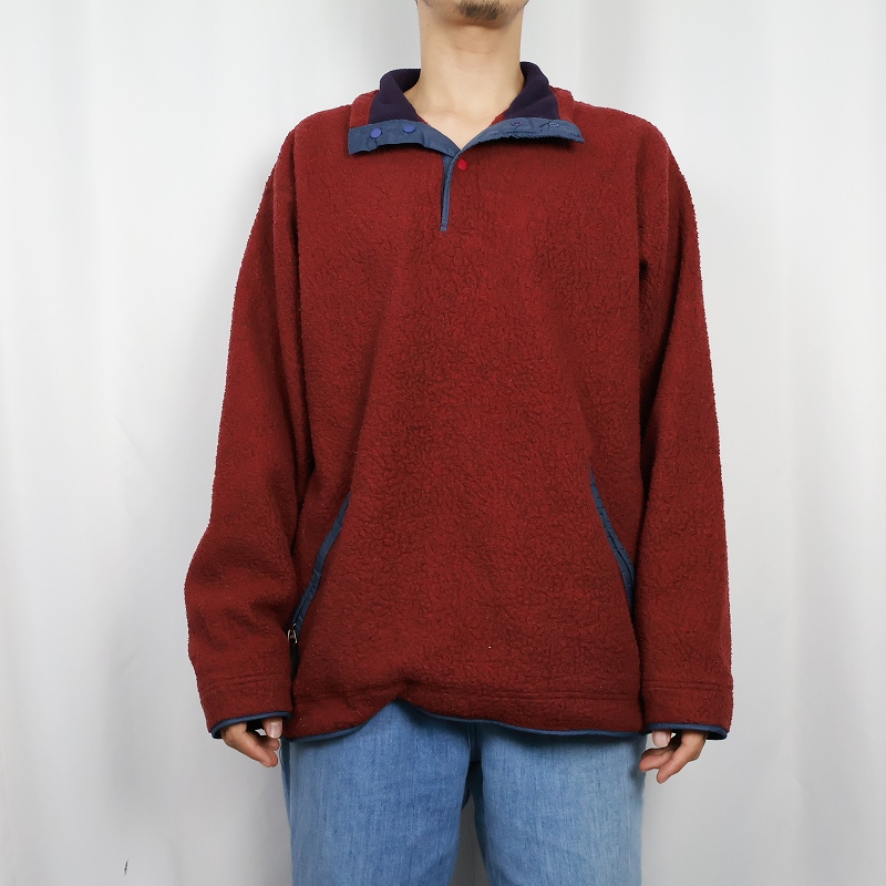 90s 90年代 パタゴニア シンチラ スナップT アメリカ製 ボルドー