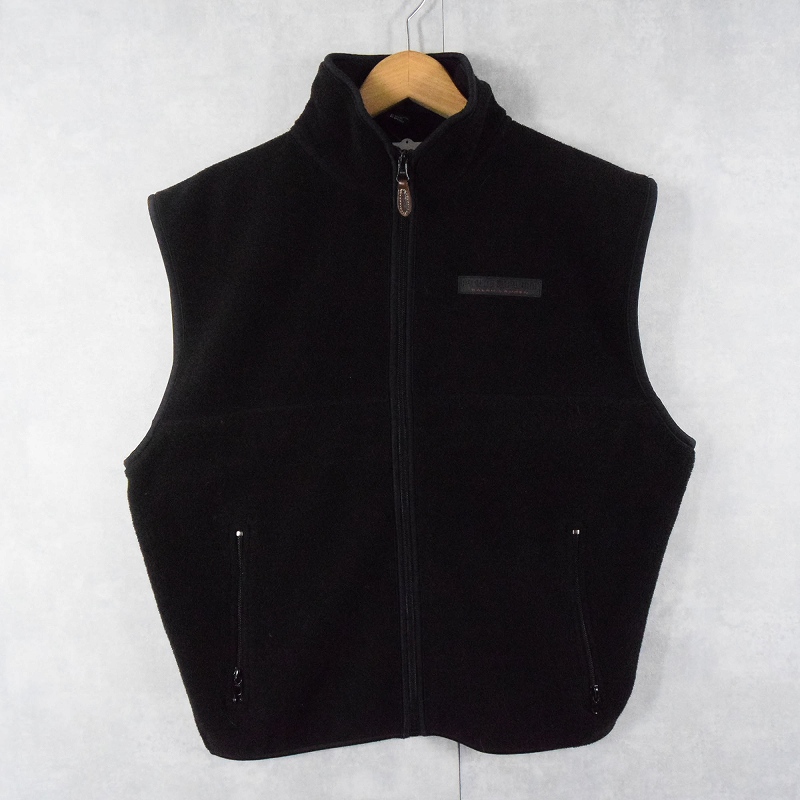 90's POLO SPORT Ralph Lauren フリースベスト BLACK L
