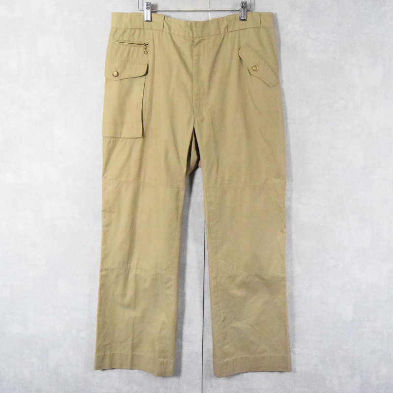 90's〜 コットン×ポリエステル デザインカーゴパンツ W37