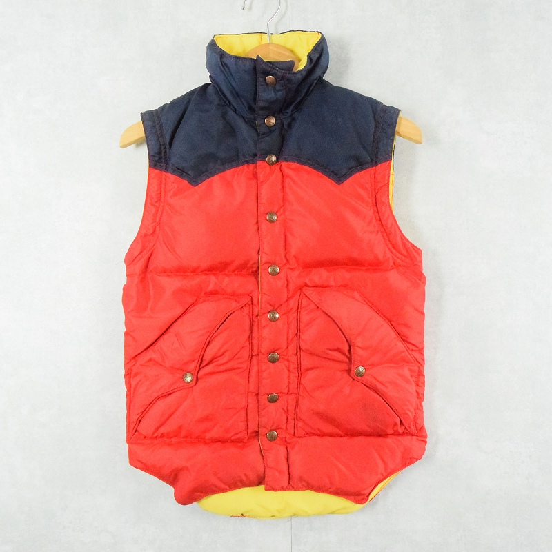 80's Powderhorn Mountaineering ウエスタンダウンベスト XS