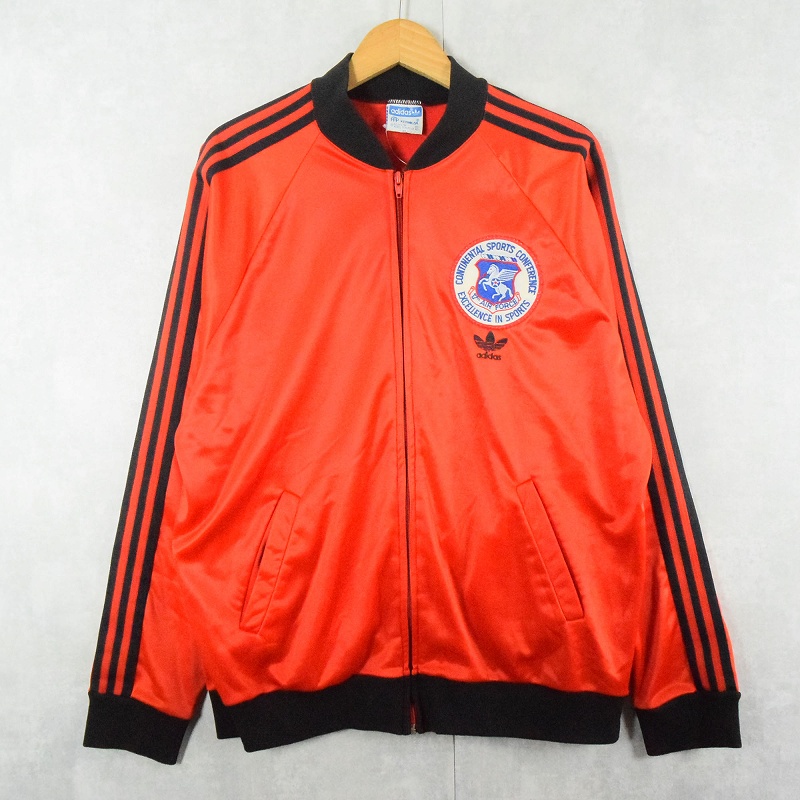 80s USA製 adidasアディダス ATP トラックジャケット 赤×黒 L☆ジャージ - Sixpacjoe Web Shop