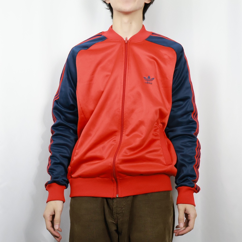 中古・古着通販】adidas (アディダス) 80s トラックジャケット レッド サイズ:174｜ブランド・古着通販 トレファク公式【TREFAC  FASHION】スマホサイト