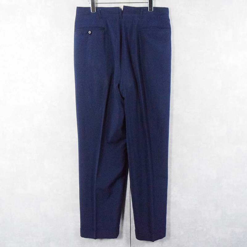 50's〜 2タックスラックス NAVY W33