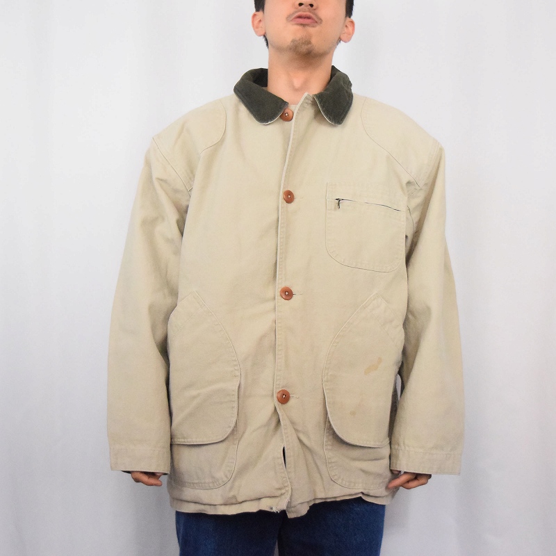 80〜90's L.L.Bean USA製 プリマロフトライナー付き ダックハンティングジャケット L