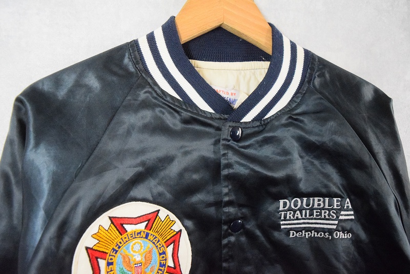 80s 80年代 アメリカ製 紺 ネイビー ジャケット| ビンテージ古着