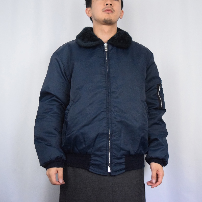80s USA製 Wear Guard ナイロン キルティング ライナージャケット 焦げ茶 S - Sixpacjoe Web Shop