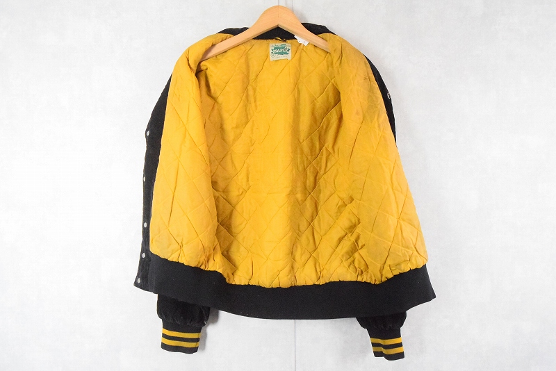80s Maple コーデュロイ バーシティジャケット ボタスタ