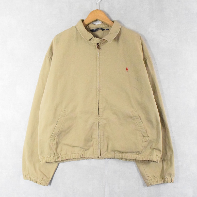 90's POLO Ralph Lauren USA製 チンスト付き コットンスイングトップ XL