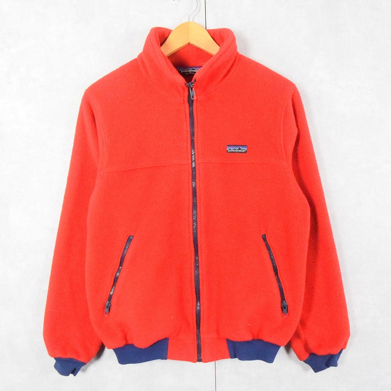 ビンテージ80's○Patagonia三角タグハーフジップフリース