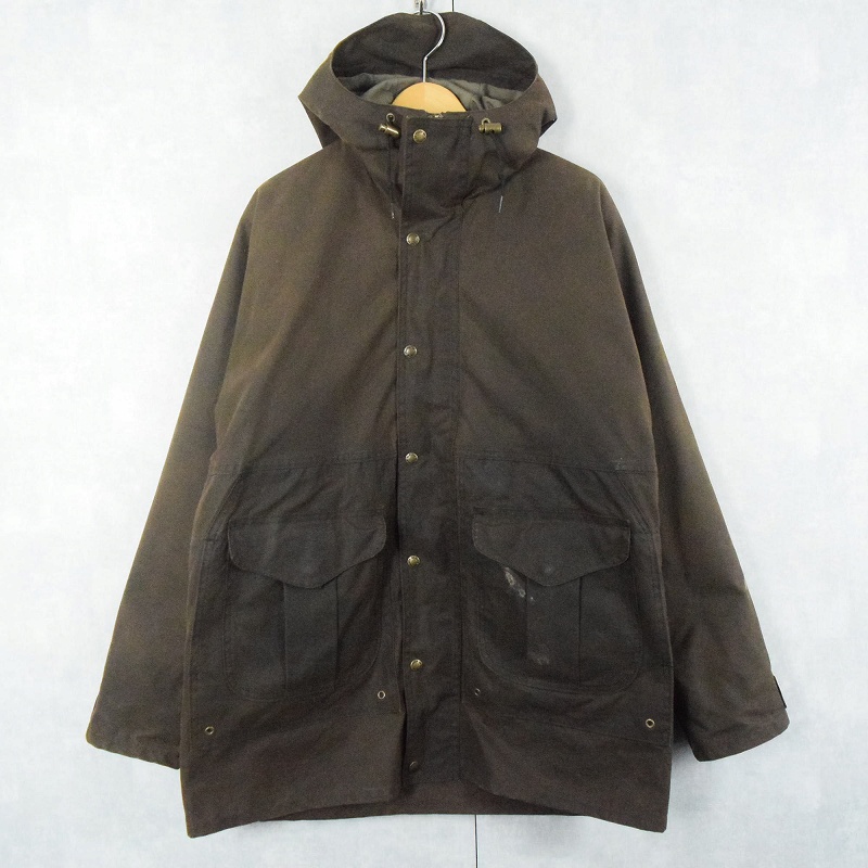 FILSON USA製 キルティングライナー付き フーデッド オイルドジャケット M