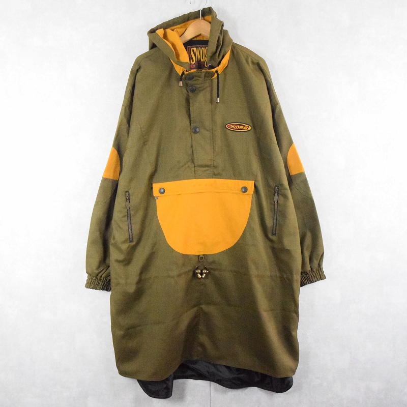 90〜2000's SWAG EFFE 切り替えデザイン ナイロンアノラックパーカー XL