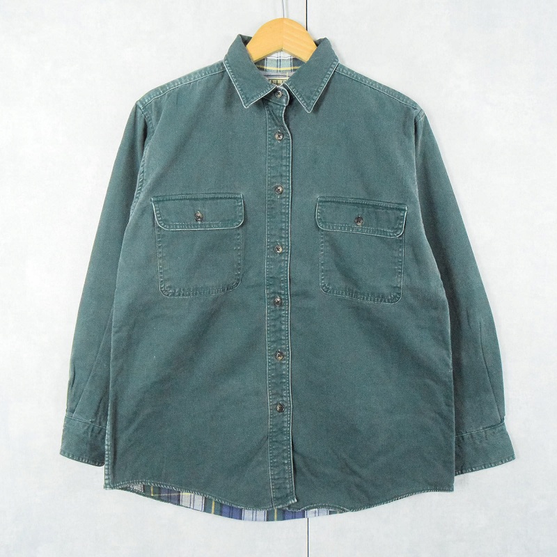80s USA製　エルエルビーン　コットンシャツ