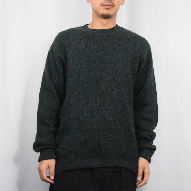 人気ランキング1位～（売れ筋商品） 90's〜 Pendleton ウールニットセーター GREEN S トップス