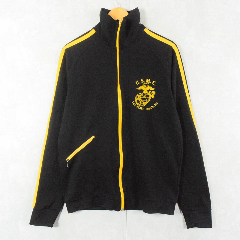 U.S.M.C. サイドライントラックジャケット BLACK