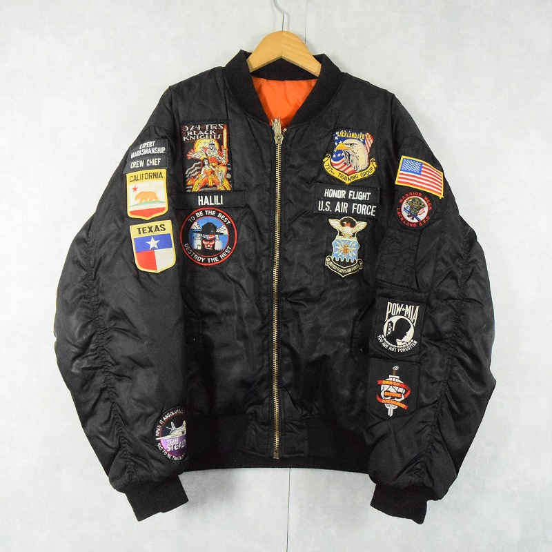 80年代 80s 90年代 90s ミリタリー リバーシブル 黒 ブラック