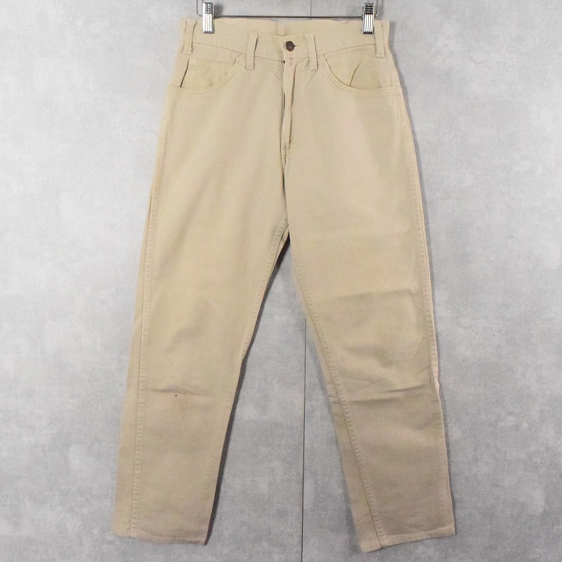 【正規通販】 リーバイス 70s 70年代 ベージュ コットンツイル ビッグE パンツ