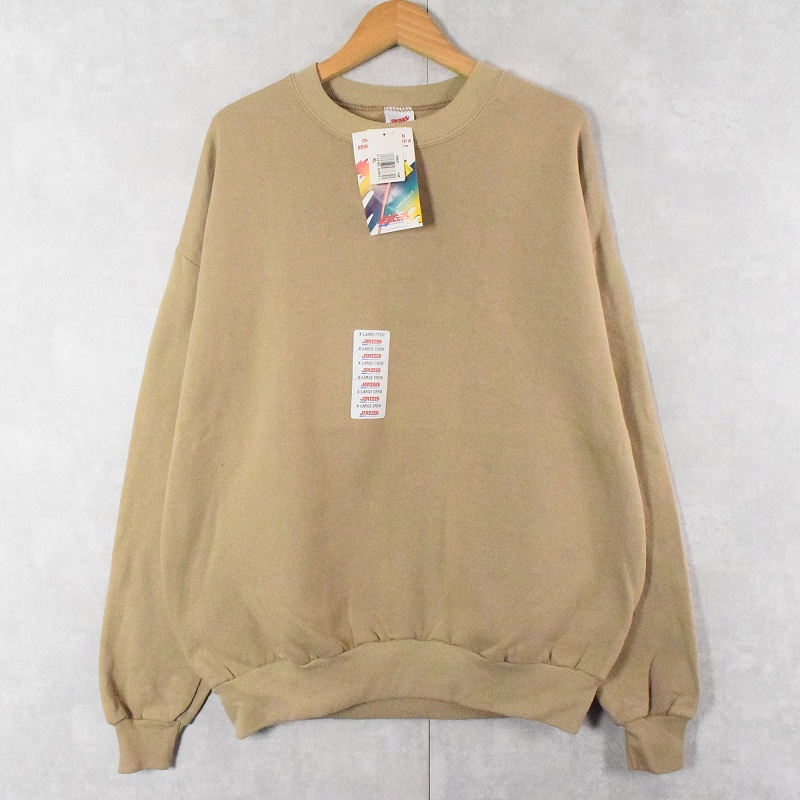 【オンライン限定商品】  アメリカ製 ジャージーズ 90s 90年代 ベージュ ビンテージ古着 | トップス