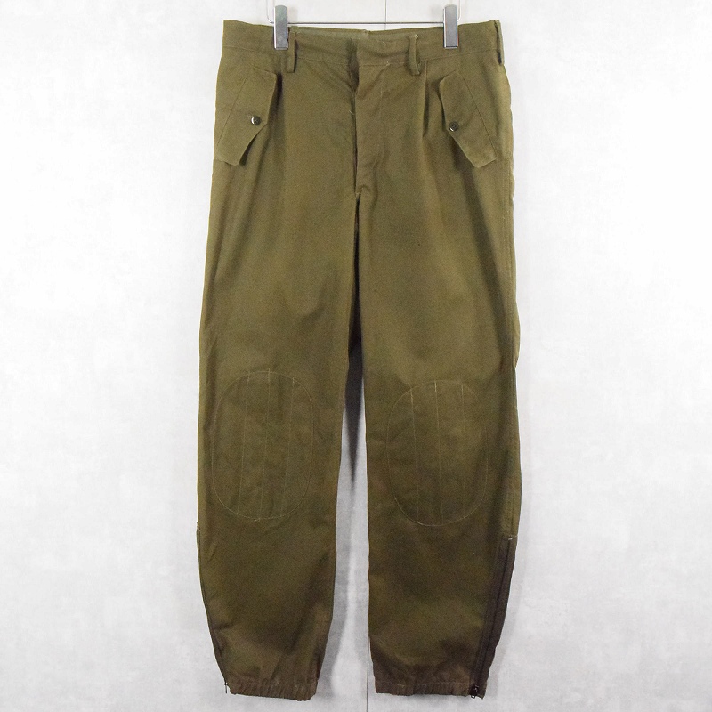 70〜80's イタリア軍 パラシュートパンツ W35