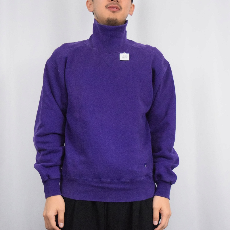 90s 90年代 ラッセルアスレチック エルエルビーン 紫 ハイネック