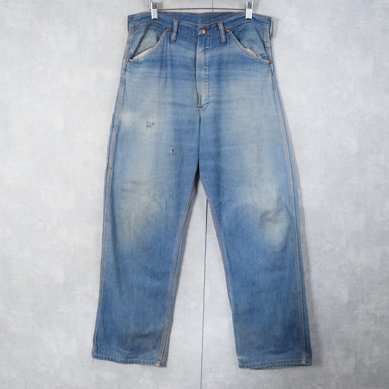 50's Old Kentucky デニムペインターパンツ W32