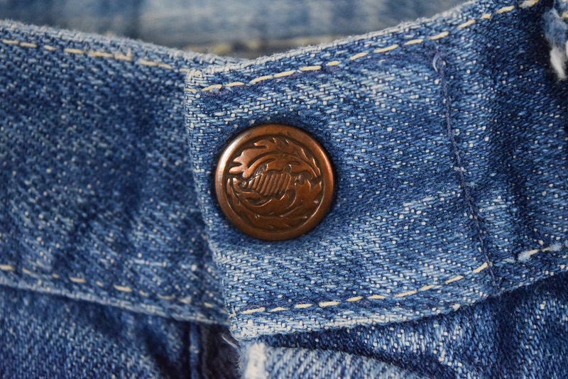 50s Unknown DENIM PAINTER PANTS Size W35L30 | K