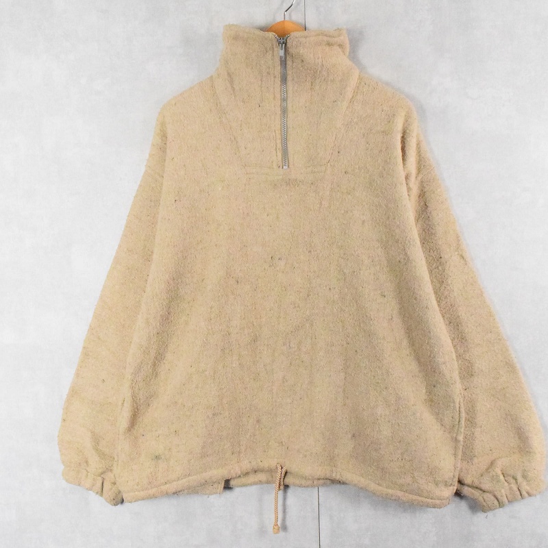 90's EARTH RAGZ ハーフジップ プルオーバージャケット L