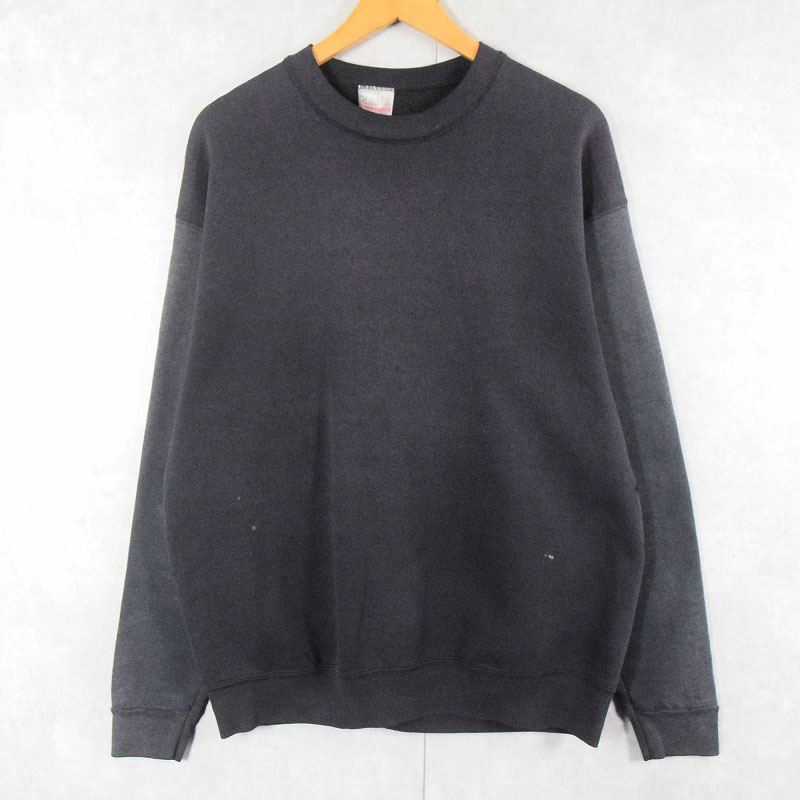 90's ONEITA USA製 フェードスウェット BLACK XL