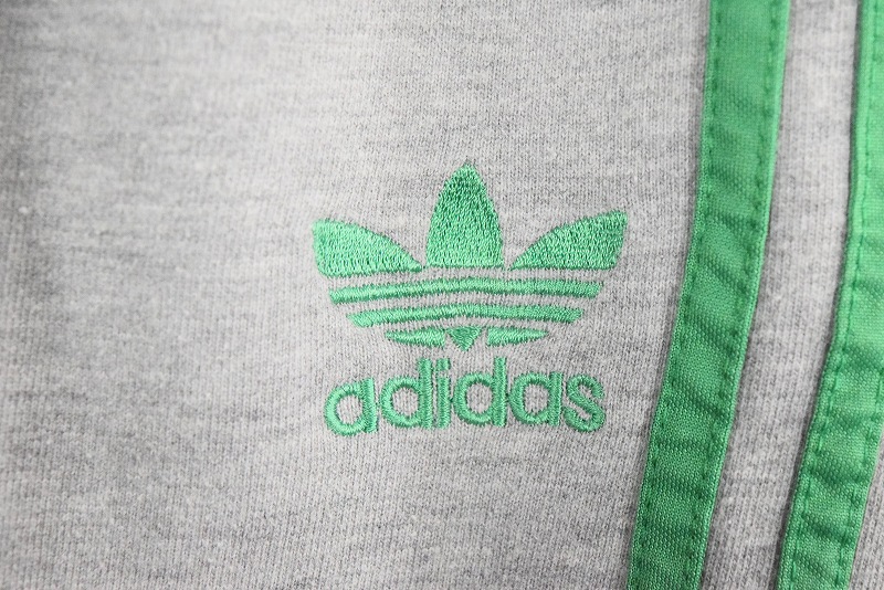 80's〜 adidas UK製 サイドラインスウェットパンツ L