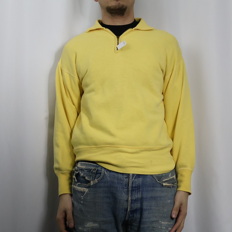 60's SPORTSWEAR ハーフジップスウェット M
