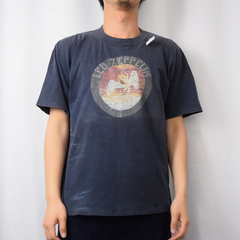 1970s Led Zeppelin 1977 United States of America Cotton T