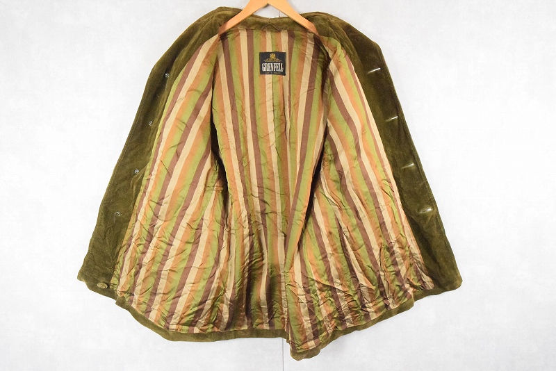 【SALE】 80年代 80s イングランド製 茶色 ブラウン ハーフコート ジャケット・アウター