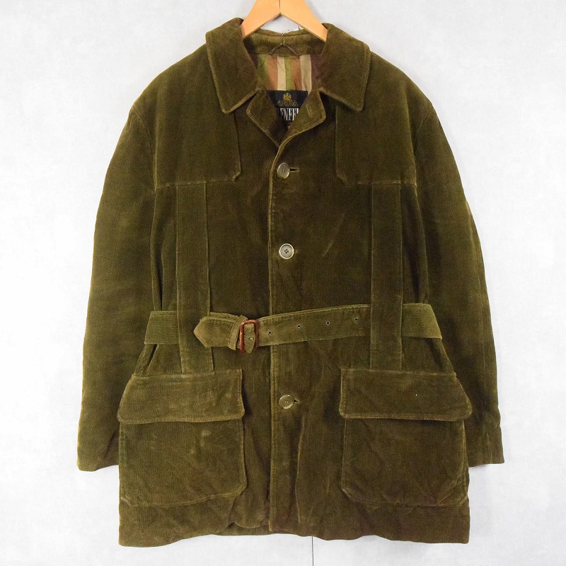 80's GRENFELL ENGLAND製 コーデュロイノーフォークジャケット