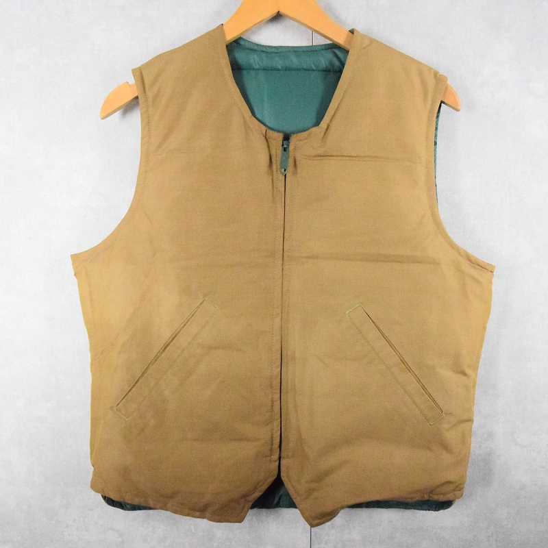 最大の割引 70〜80's Eddie Bauer リバーシブル ナイロンベスト M トップス