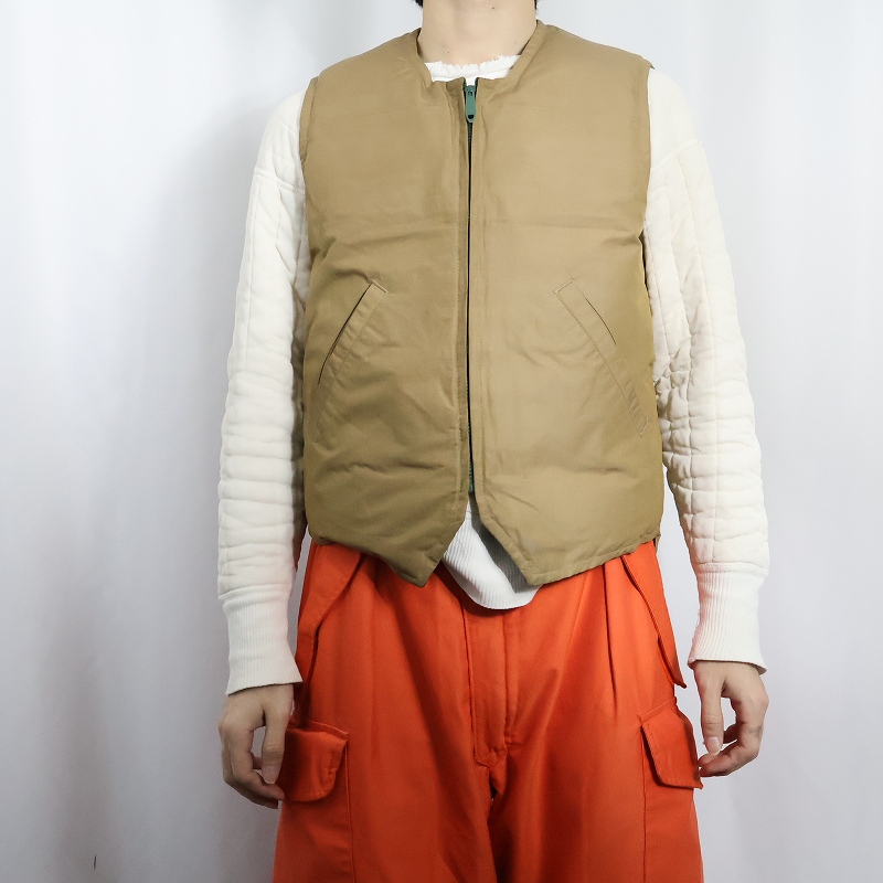 70〜80's Eddie Bauer リバーシブル ナイロンベスト M