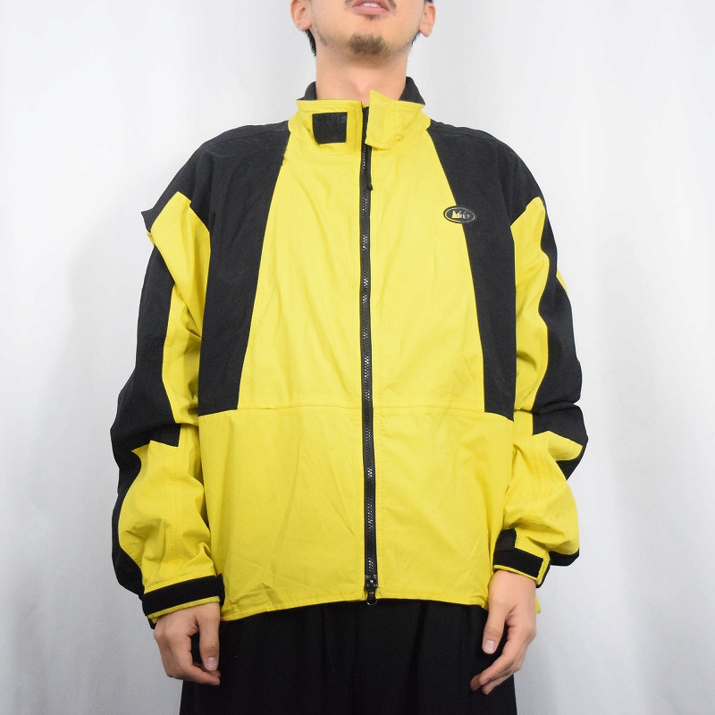 激安挑戦！！ 90's REI 切り替えデザイン ナイロンジャケット XL ジャケット・アウター