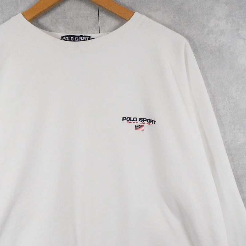 90年代 90s ポロスポーツ ラルフローレン 白 ホワイト