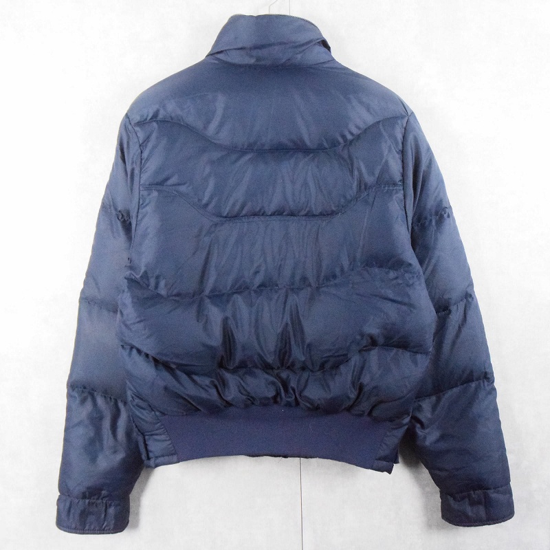 80〜90's JANSPORT USA製 ダウンジャケット NAVY L