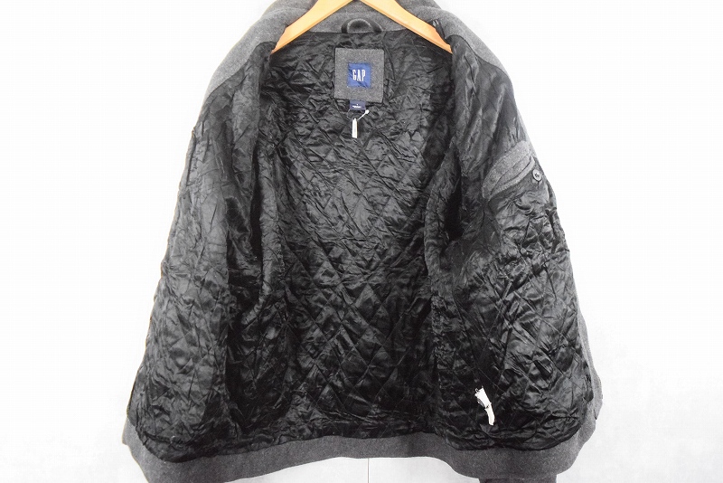 GAP キルティングライナー ウールジャケット L