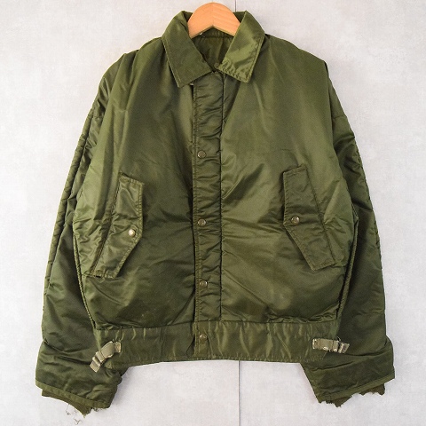 60's U.S.NAVY A-1 Extreme Cold Weather Impermeable デッキジャケット MEDIUM