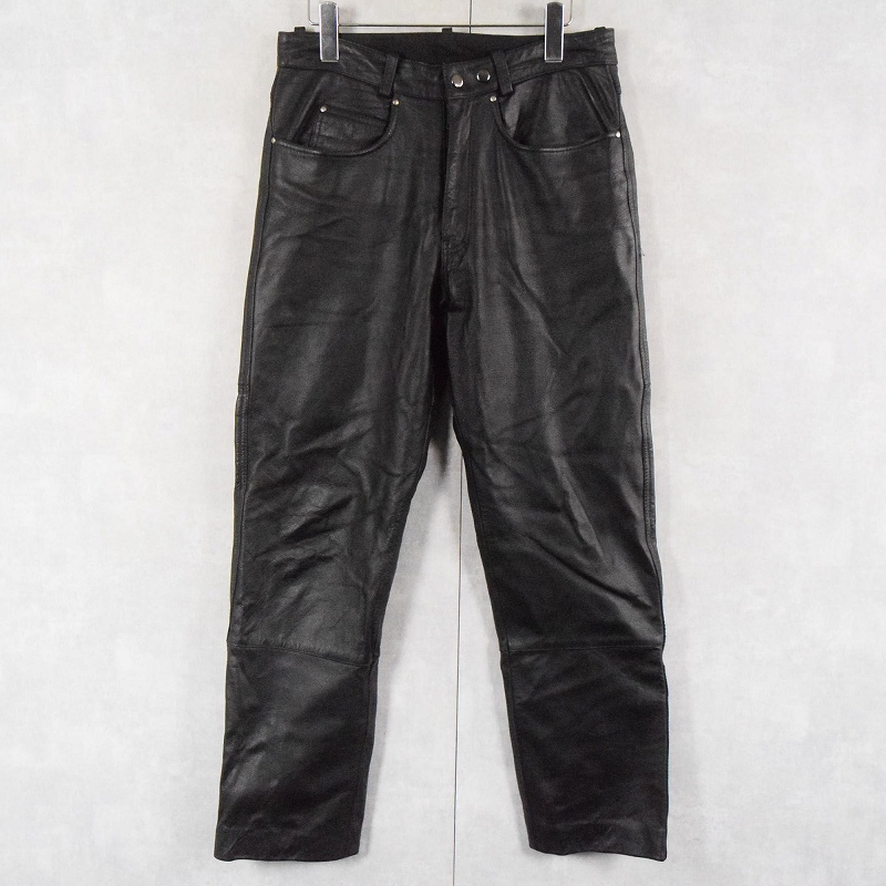 polo レザーパンツ BLACK W30