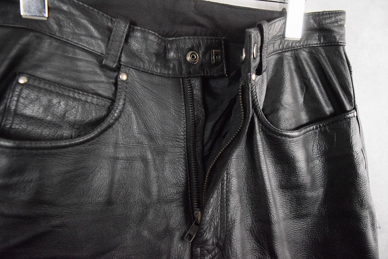 polo レザーパンツ BLACK W30