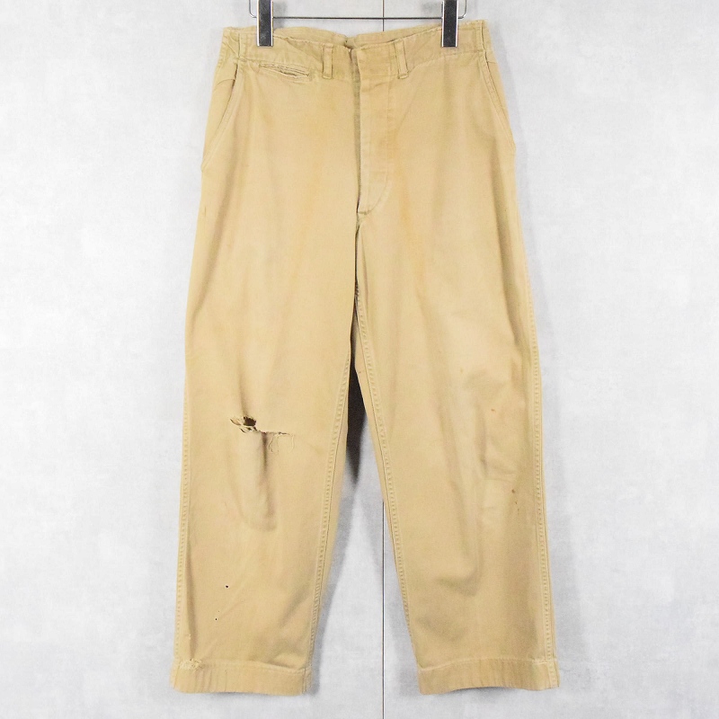 40's USMC フラップポケット チノトラウザーズ W30